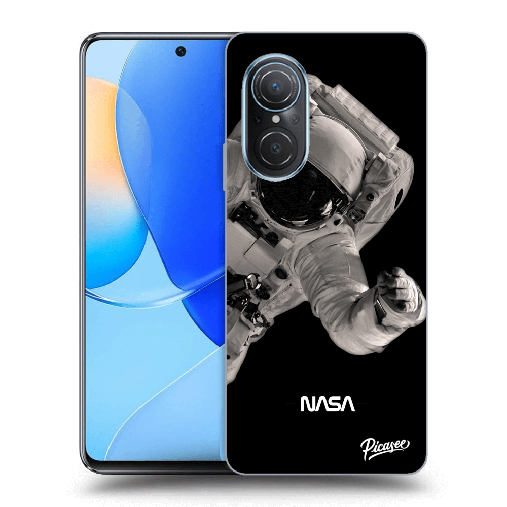 Picasee fekete szilikon tok az alábbi mobiltelefonokra Huawei Nova 9 SE - Astronaut Big