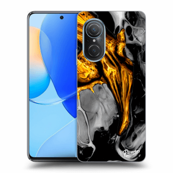 Szilikon tok erre a típusra Huawei Nova 9 SE - Black Gold