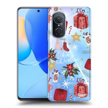 Picasee átlátszó szilikon tok az alábbi mobiltelefonokra Huawei Nova 9 SE - Christmas