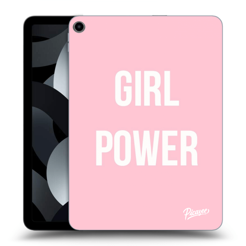 Picasee átlátszó szilikon tok az alábbi táblagépre Apple iPad Air 5 10.9" 2022 - Girl power