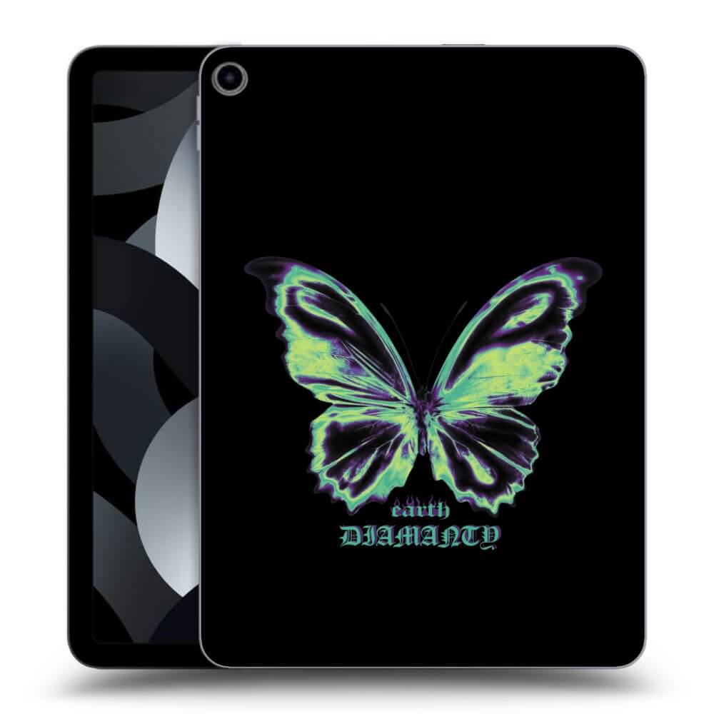 Picasee átlátszó szilikon tok az alábbi táblagépre Apple iPad Air 5 10.9" 2022 - Diamanty Blue