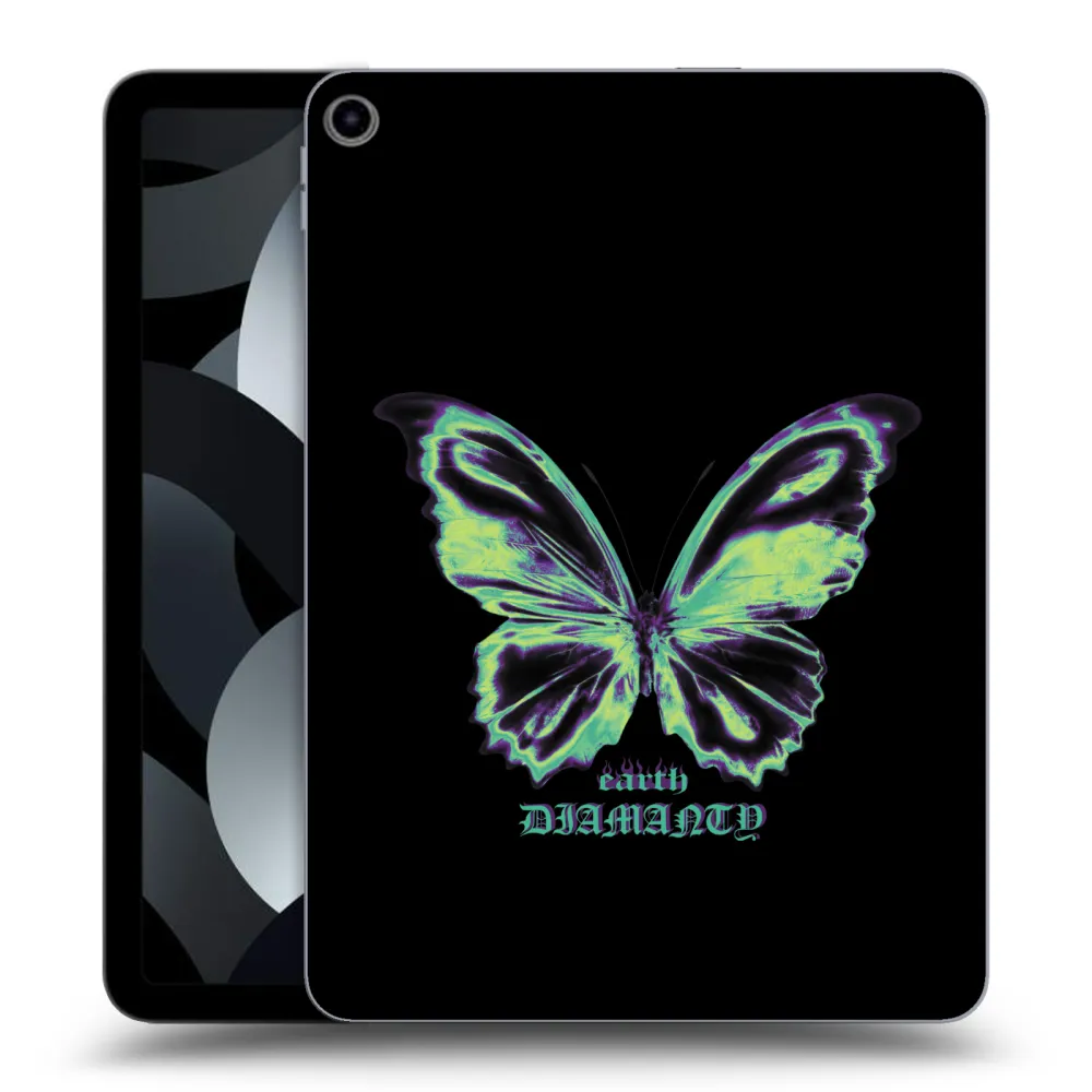 Picasee átlátszó szilikon tok az alábbi táblagépre Apple iPad Air 5 10.9" 2022 - Diamanty Blue
