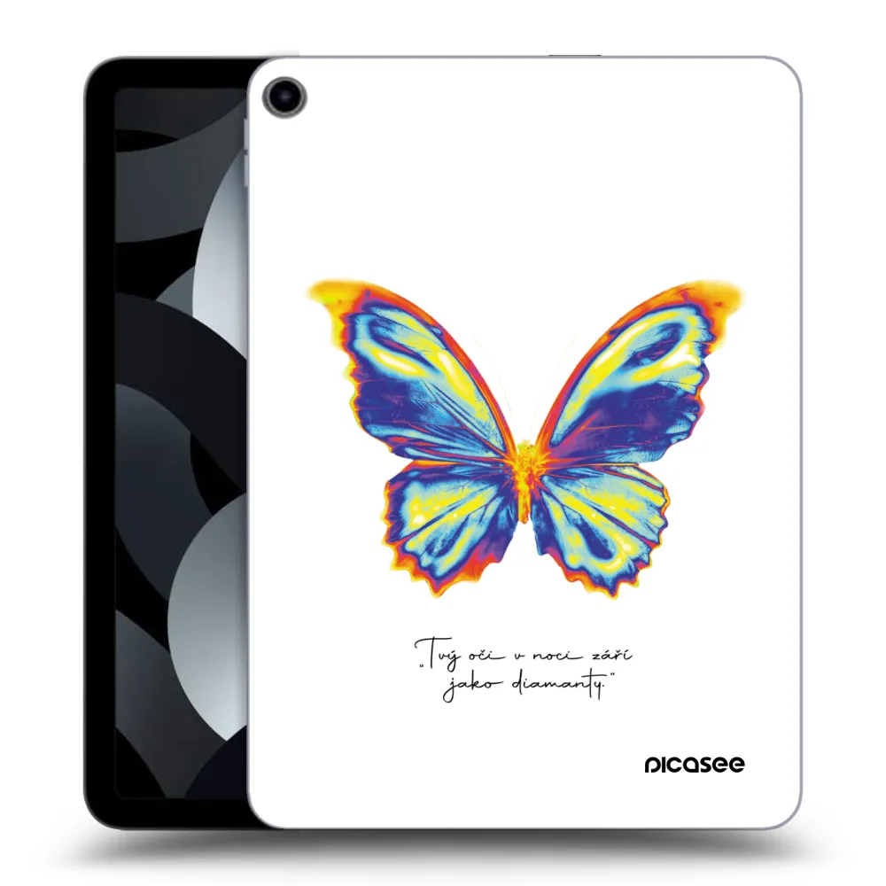 Picasee átlátszó szilikon tok az alábbi táblagépre Apple iPad Air 5 10.9" 2022 - Diamanty White
