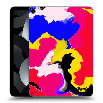 Picasee átlátszó szilikon tok az alábbi táblagépre Apple iPad Air 5 10.9" 2022 - Watercolor