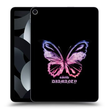 Picasee átlátszó szilikon tok az alábbi táblagépre Apple iPad Air 5 10.9" 2022 - Diamanty Purple