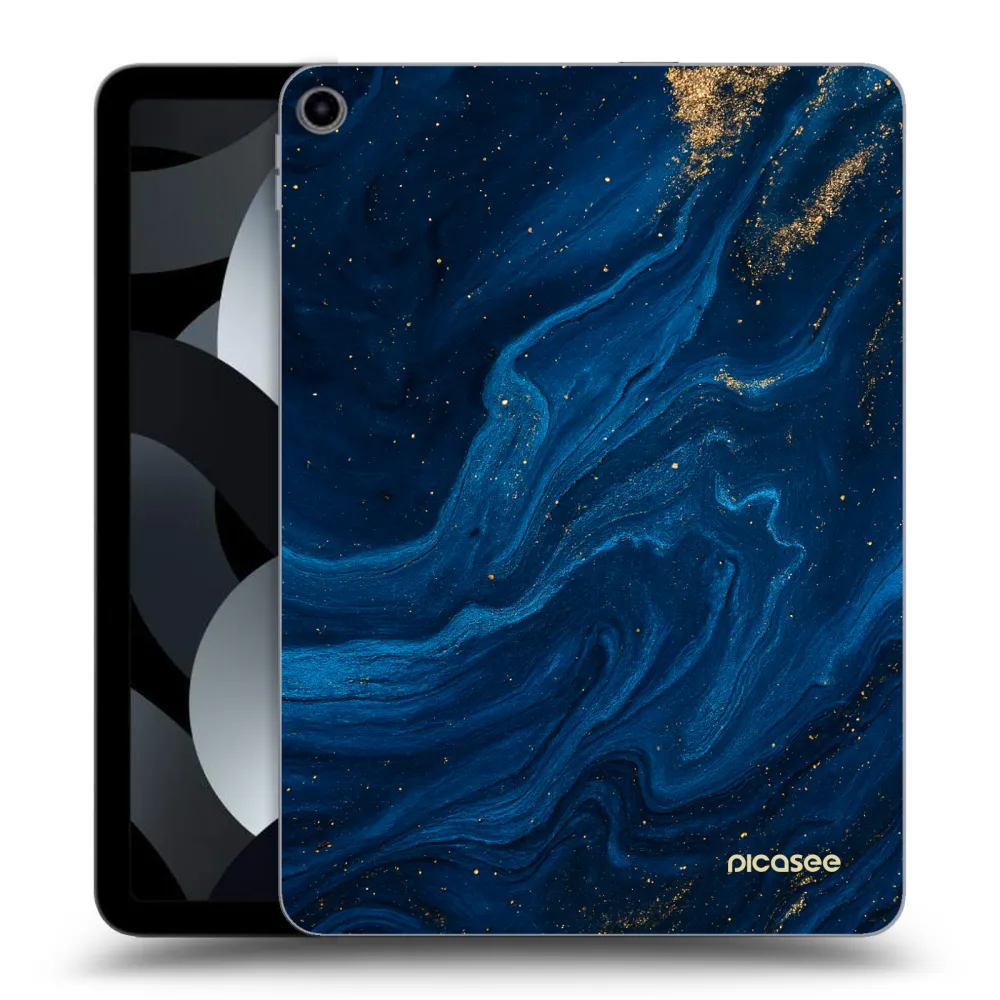 Picasee átlátszó szilikon tok az alábbi táblagépre Apple iPad Air 5 10.9" 2022 - Blue