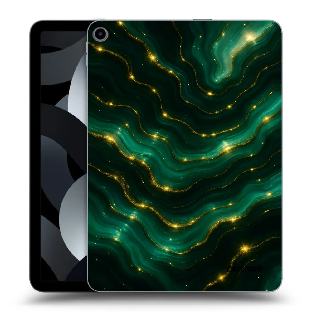 Picasee átlátszó szilikon tok az alábbi táblagépre Apple iPad Air 5 10.9" 2022 - Emerald