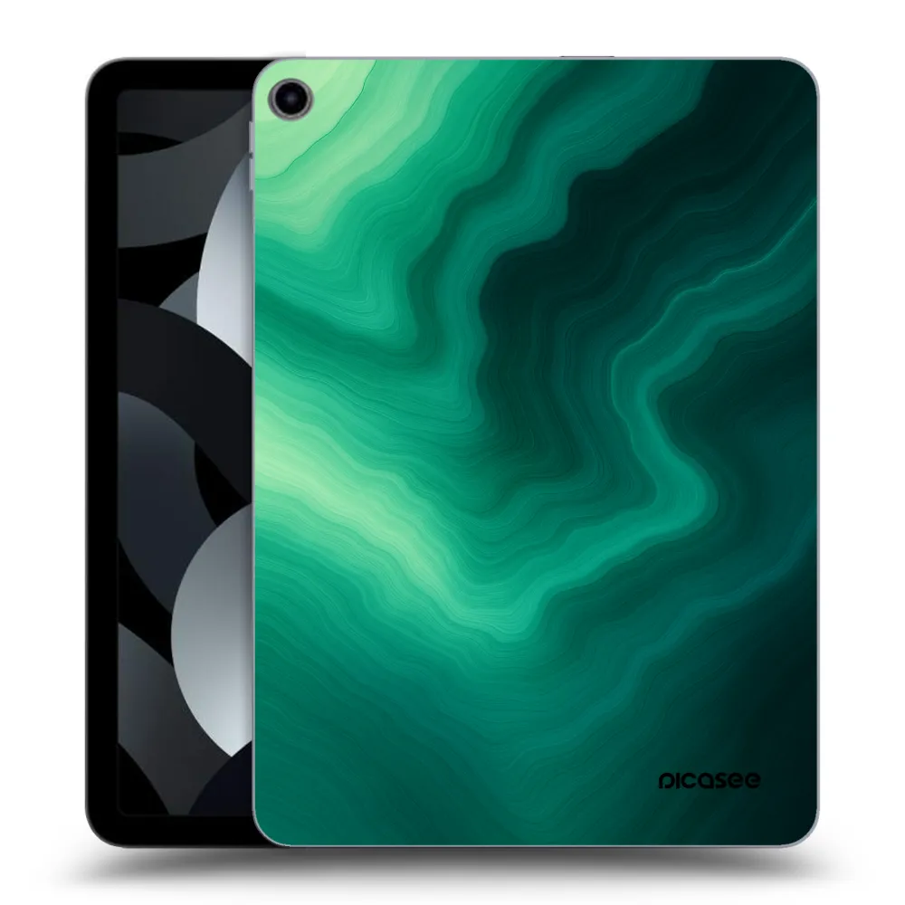 Picasee átlátszó szilikon tok az alábbi táblagépre Apple iPad Air 5 10.9" 2022 - Malachite
