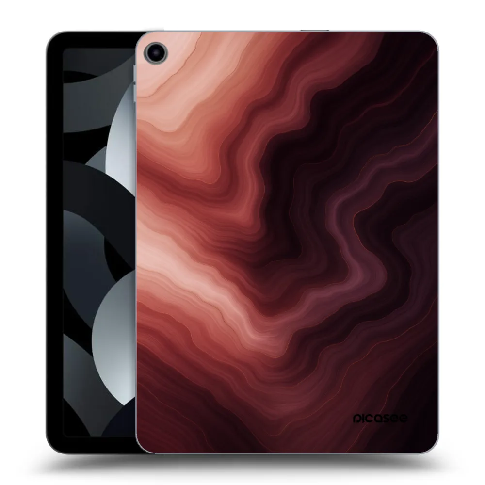 Picasee átlátszó szilikon tok az alábbi táblagépre Apple iPad Air 5 10.9" 2022 - Rouge