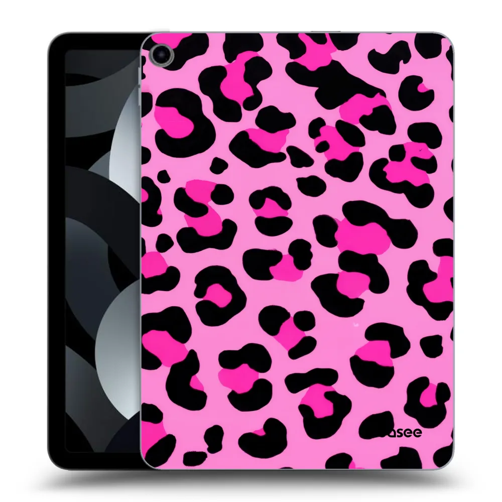 Picasee átlátszó szilikon tok az alábbi táblagépre Apple iPad Air 5 10.9" 2022 - Pink Tiger