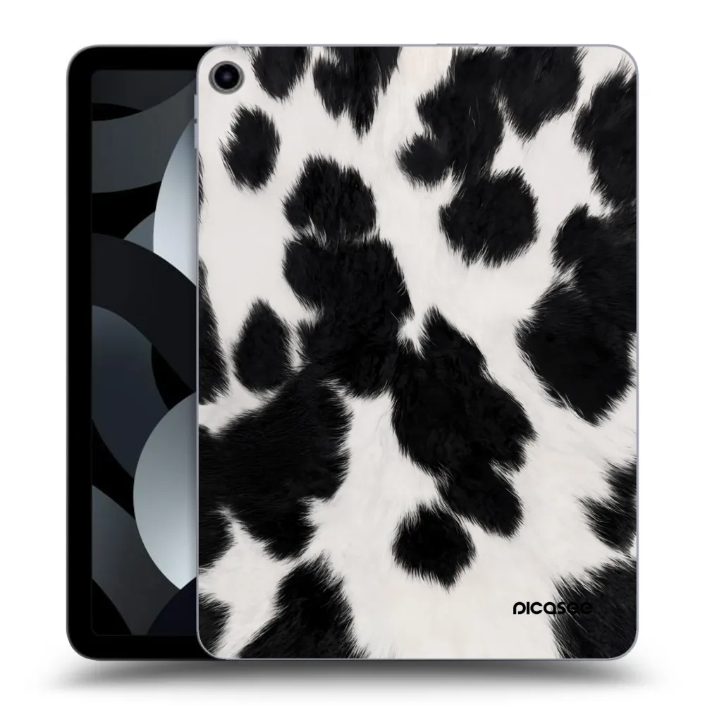 Picasee átlátszó szilikon tok az alábbi táblagépre Apple iPad Air 5 10.9" 2022 - Black Moo