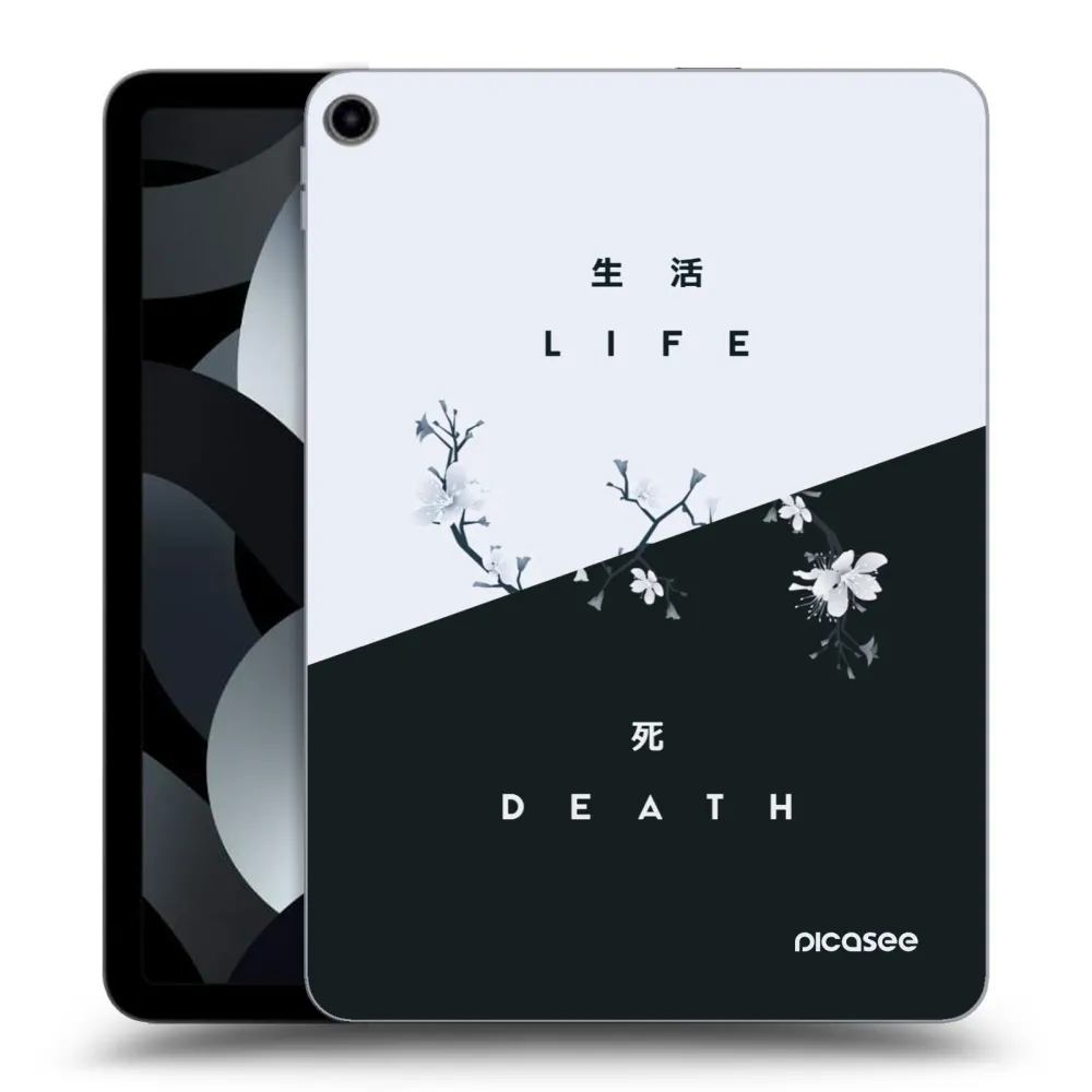 Picasee átlátszó szilikon tok az alábbi táblagépre Apple iPad Air 5 10.9" 2022 - Life - Death