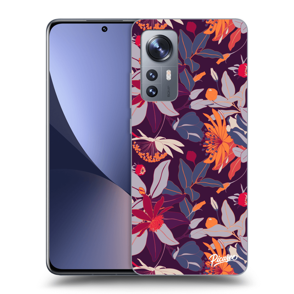 Picasee ULTIMATE CASE Xiaomi 12 - készülékre - Purple Leaf