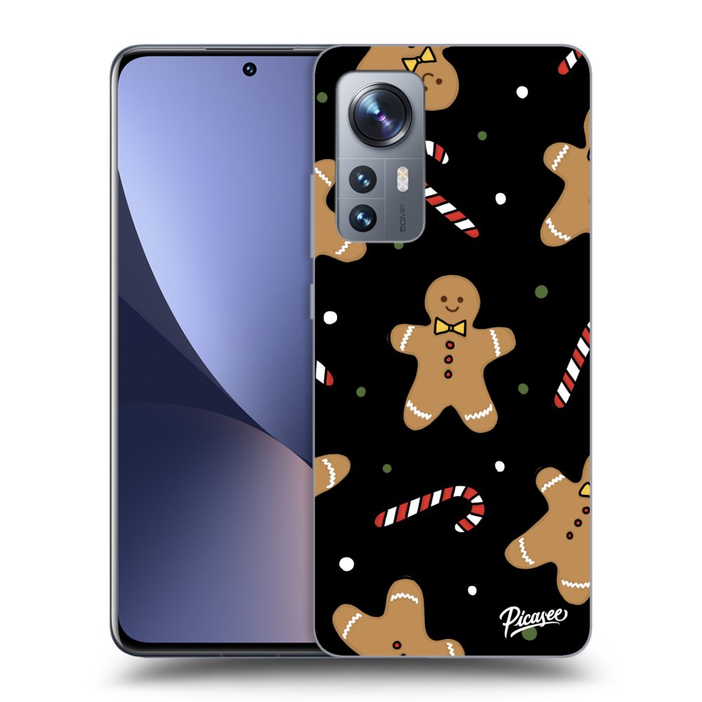 Picasee fekete szilikon tok az alábbi mobiltelefonokra Xiaomi 12 - Gingerbread