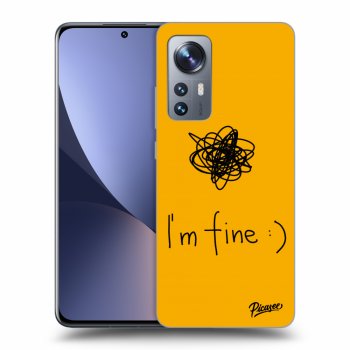 Picasee átlátszó szilikon tok az alábbi mobiltelefonokra Xiaomi 12 - I am fine