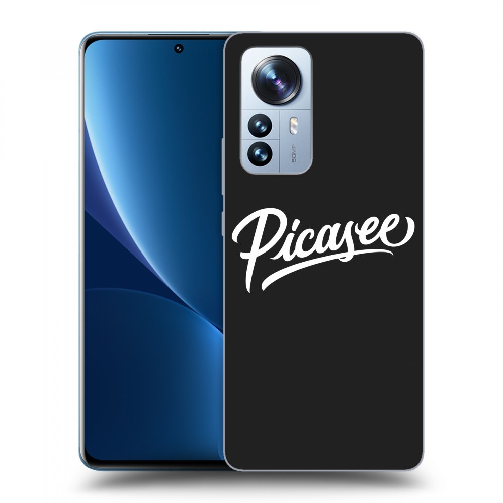 Picasee fekete szilikon tok az alábbi mobiltelefonokra Xiaomi 12 Pro - Picasee - White