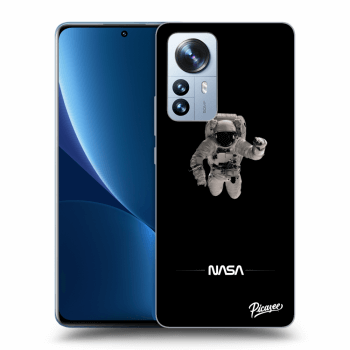 Picasee fekete szilikon tok az alábbi mobiltelefonokra Xiaomi 12 Pro - Astronaut Minimal