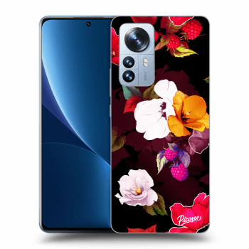 Szilikon tok erre a típusra Xiaomi 12 Pro - Flowers and Berries