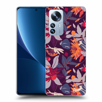 Szilikon tok erre a típusra Xiaomi 12 Pro - Purple Leaf