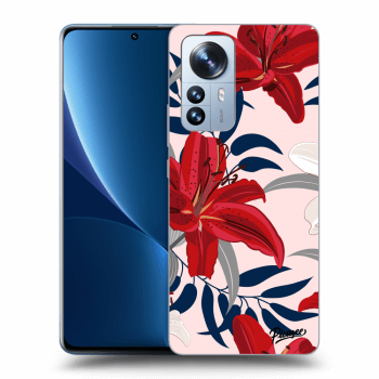 Szilikon tok erre a típusra Xiaomi 12 Pro - Red Lily