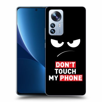 Szilikon tok erre a típusra Xiaomi 12 Pro - Angry Eyes - Transparent