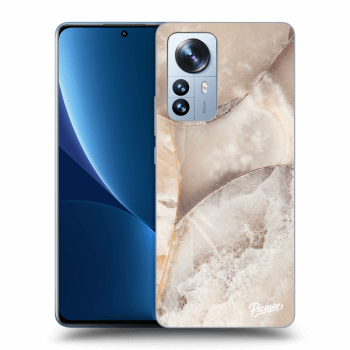 Szilikon tok erre a típusra Xiaomi 12 Pro - Cream marble