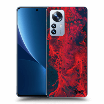 Szilikon tok erre a típusra Xiaomi 12 Pro - Organic red