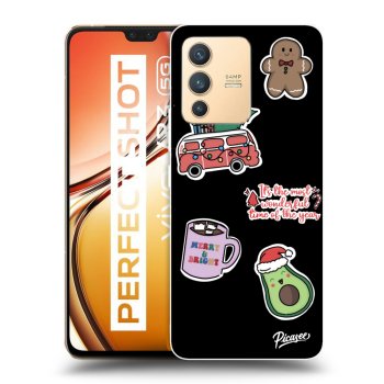 Szilikon tok erre a típusra Vivo V23 5G - Christmas Stickers