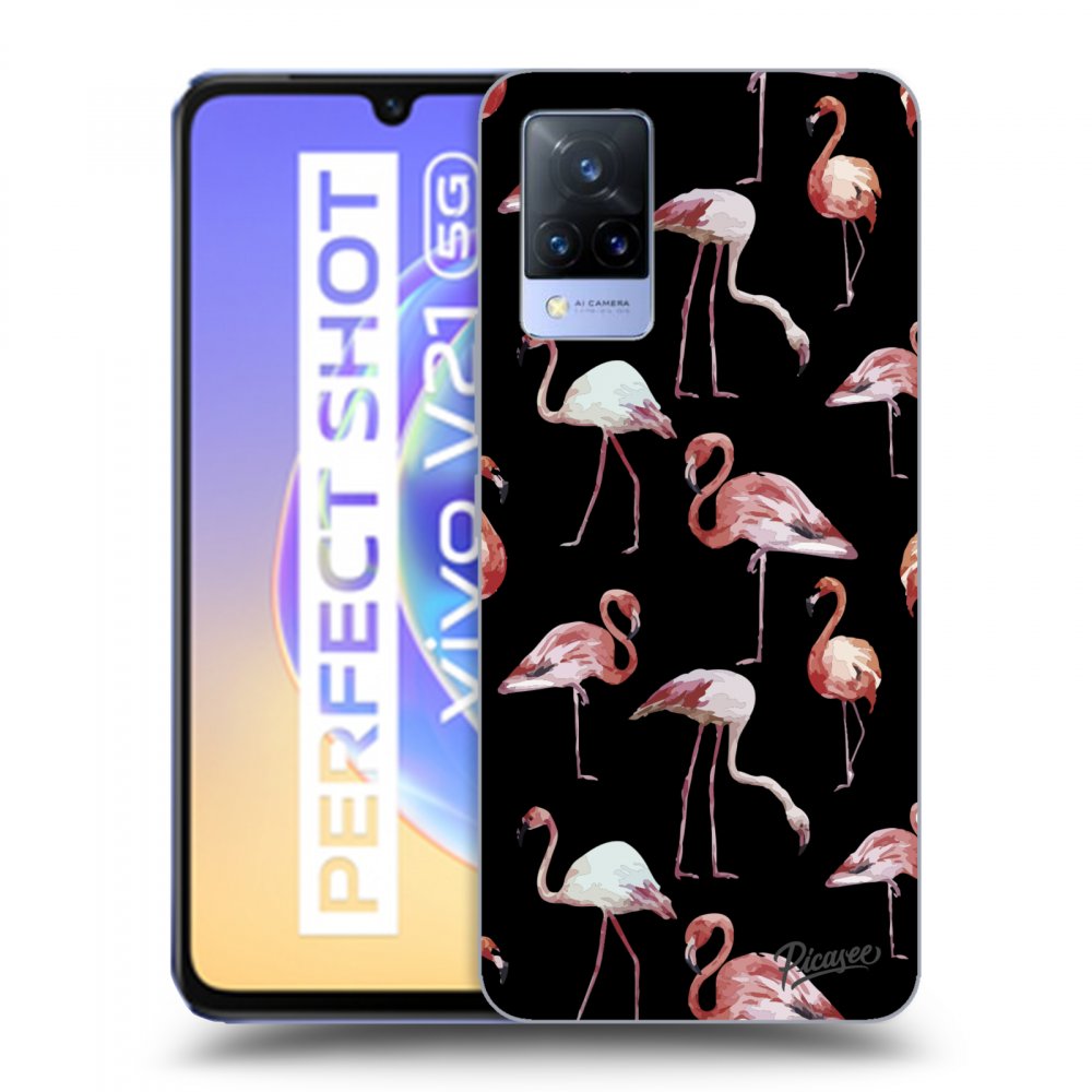 Picasee ULTIMATE CASE Vivo V21 5G - készülékre - Flamingos