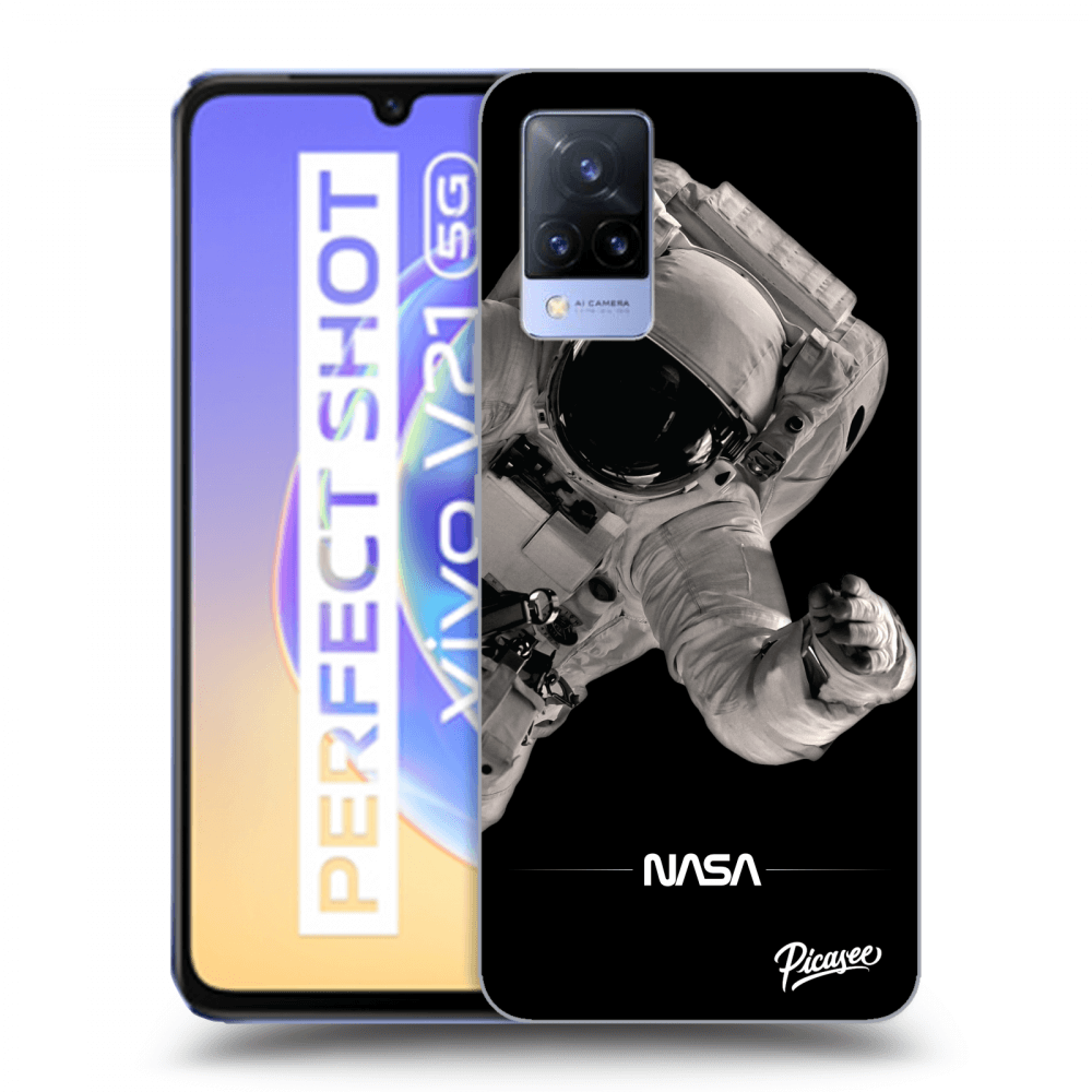 Picasee átlátszó szilikon tok az alábbi mobiltelefonokra Vivo V21 5G - Astronaut Big