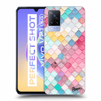 Szilikon tok erre a típusra Vivo V21 5G - Colorful roof