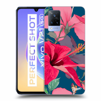 Szilikon tok erre a típusra Vivo V21 5G - Hibiscus