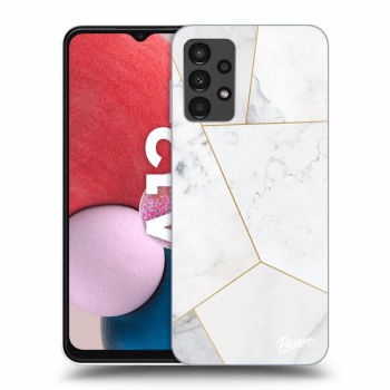 Tok az alábbi mobiltelefonokra Samsung Galaxy A13 4G A135 - White tile