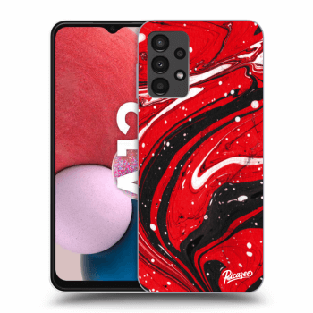 Tok az alábbi mobiltelefonokra Samsung Galaxy A13 4G A135 - Red black