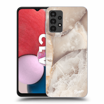 Szilikon tok erre a típusra Samsung Galaxy A13 4G A135 - Cream marble