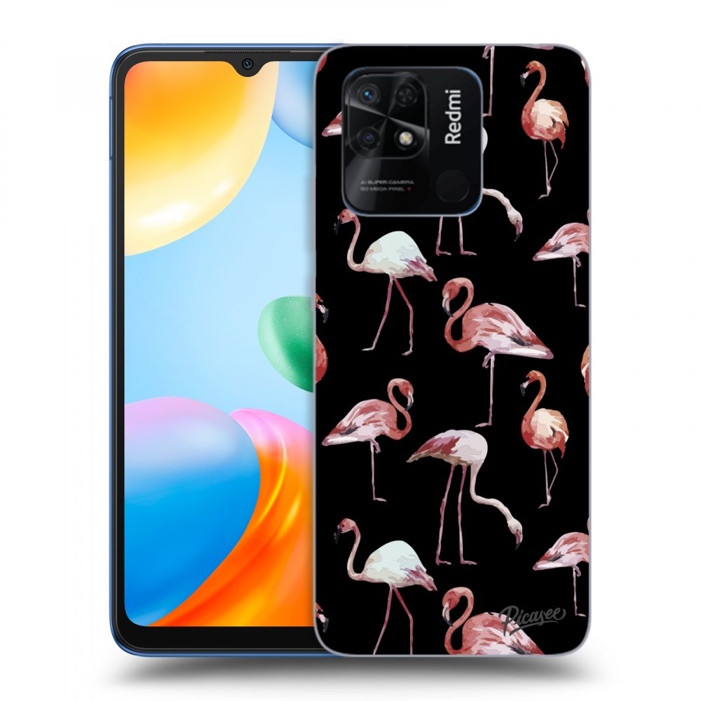 Picasee ULTIMATE CASE Xiaomi Redmi 10C - készülékre - Flamingos