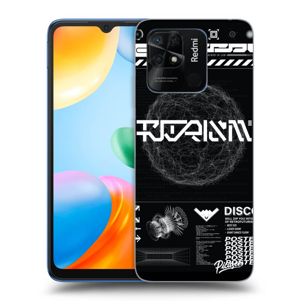 Picasee ULTIMATE CASE Xiaomi Redmi 10C - készülékre - BLACK DISCO