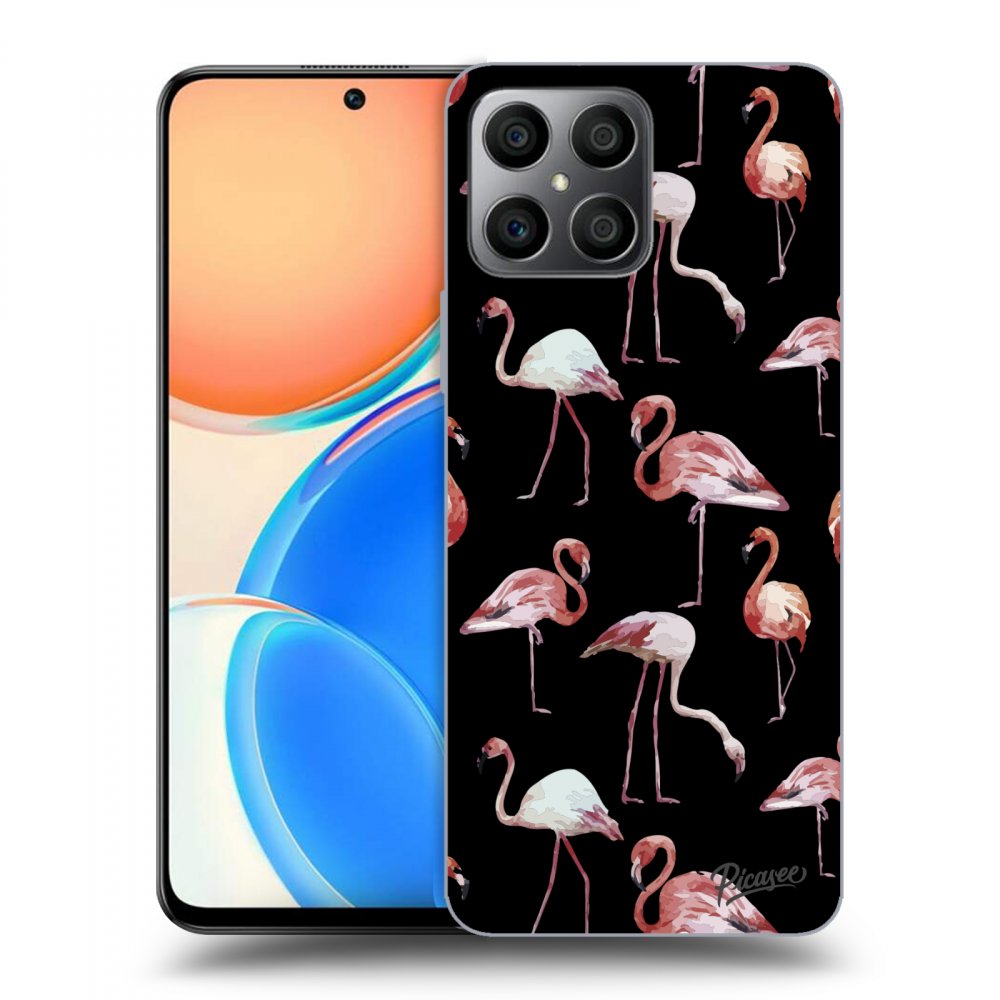 Picasee ULTIMATE CASE Honor X8 - készülékre - Flamingos