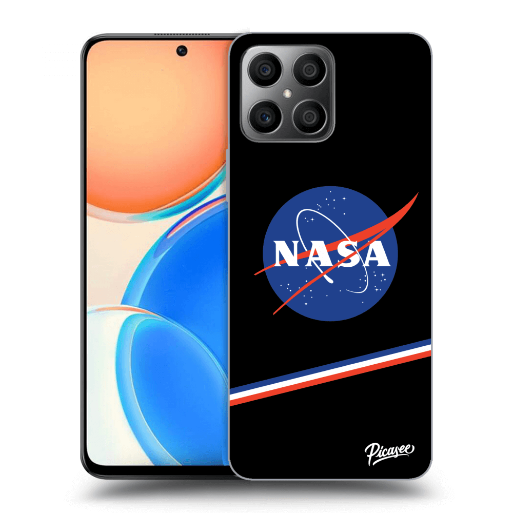 Picasee fekete szilikon tok az alábbi mobiltelefonokra Honor X8 - NASA Original