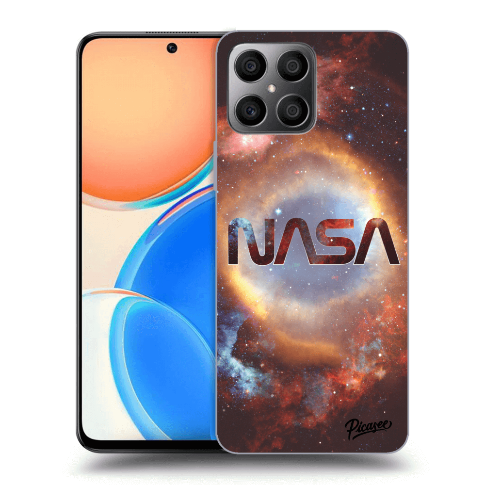 Picasee fekete szilikon tok az alábbi mobiltelefonokra Honor X8 - Nebula