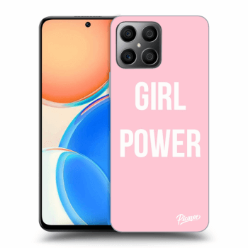 Picasee fekete szilikon tok az alábbi mobiltelefonokra Honor X8 - Girl power
