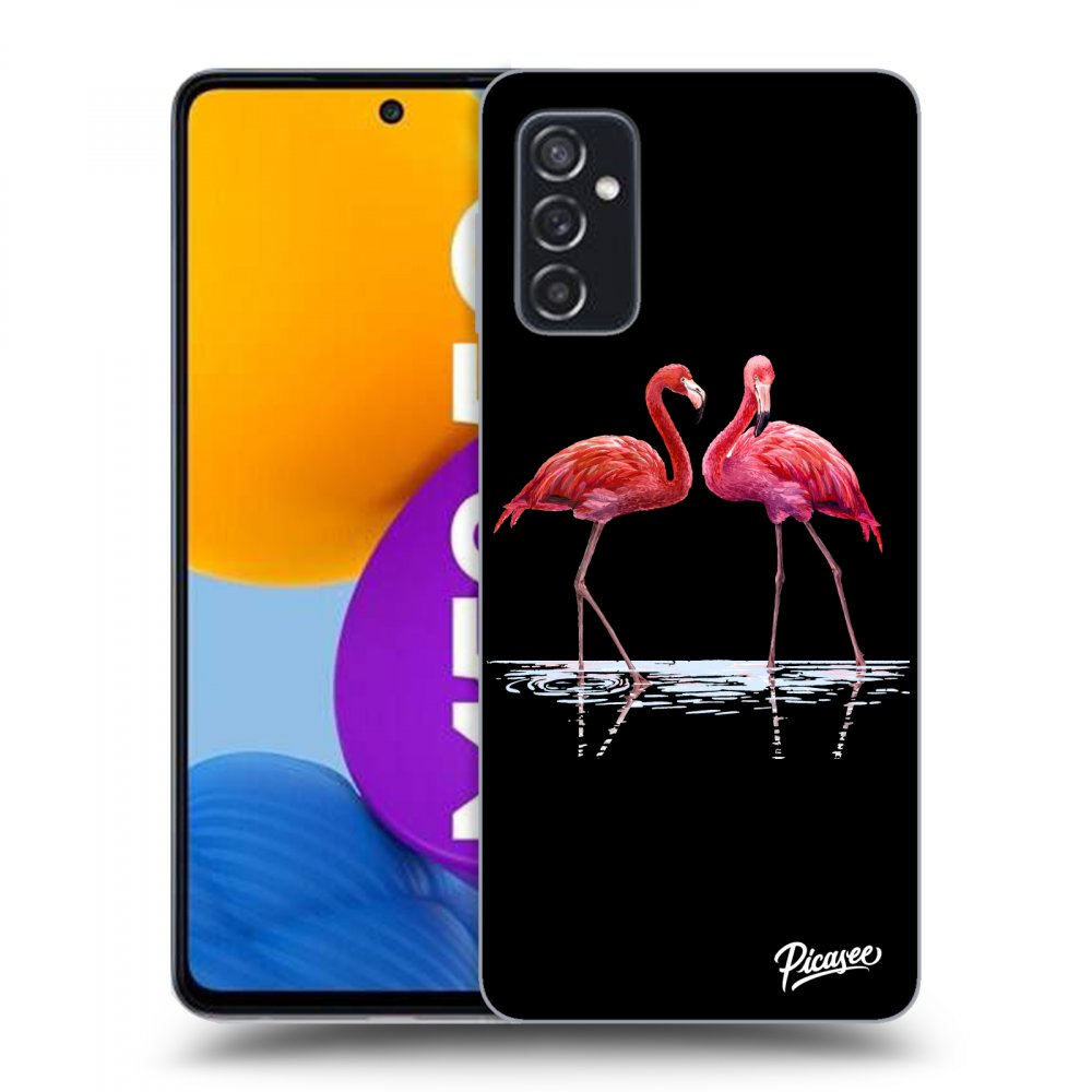 Picasee ULTIMATE CASE Samsung Galaxy M52 5G - készülékre - Flamingos couple