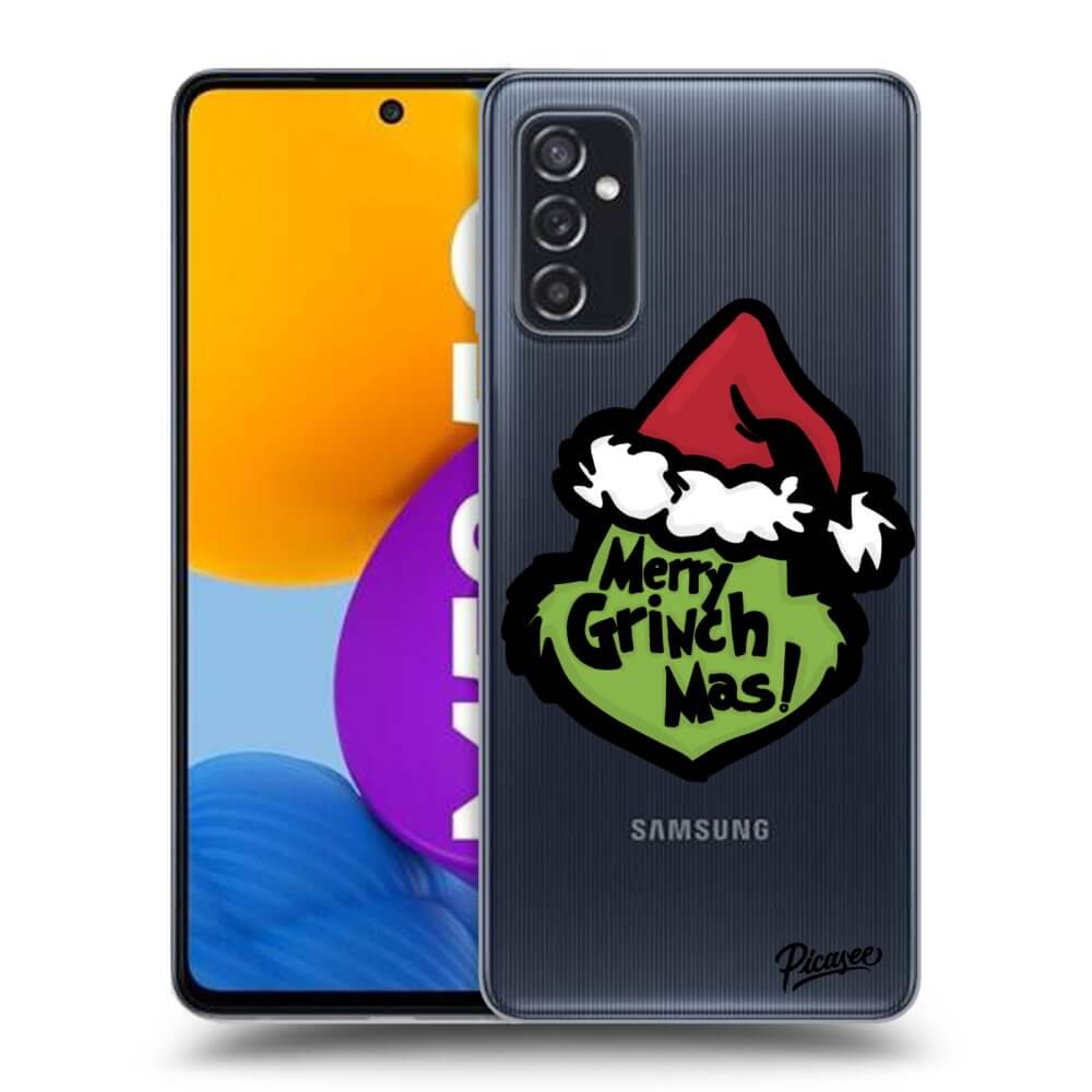 Picasee átlátszó szilikon tok az alábbi mobiltelefonokra Samsung Galaxy M52 5G - Grinch 2