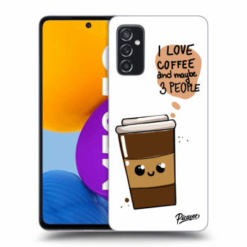 Szilikon tok erre a típusra Samsung Galaxy M52 5G - Cute coffee