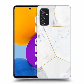 Szilikon tok erre a típusra Samsung Galaxy M52 5G - White tile