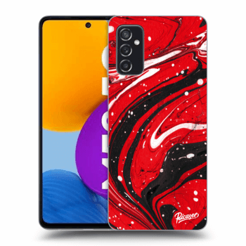 Szilikon tok erre a típusra Samsung Galaxy M52 5G - Red black