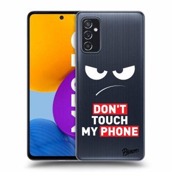 Picasee átlátszó szilikon tok az alábbi mobiltelefonokra Samsung Galaxy M52 5G - Angry Eyes - Transparent