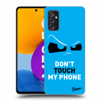 Szilikon tok erre a típusra Samsung Galaxy M52 5G - Cloudy Eye - Blue
