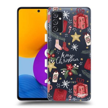 Picasee átlátszó szilikon tok az alábbi mobiltelefonokra Samsung Galaxy M52 5G - Christmas
