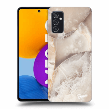 Szilikon tok erre a típusra Samsung Galaxy M52 5G - Cream marble